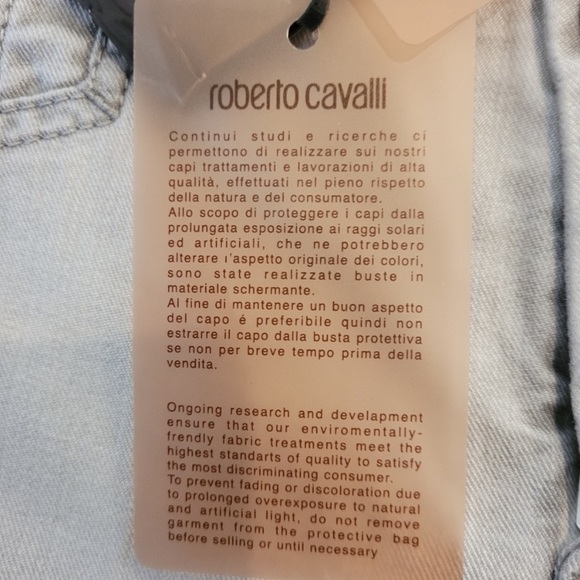 Roberto cavalli grey flared bell bottoms jeans new never worn - Picture 12 of 16